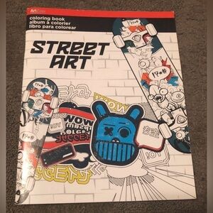 ArtZone Street Art Coloring Book Advanced Graffiti Skateboarding Japanese Text